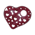 Uzupełniacz zapachu do samochodu serduszko Rosa Romantica