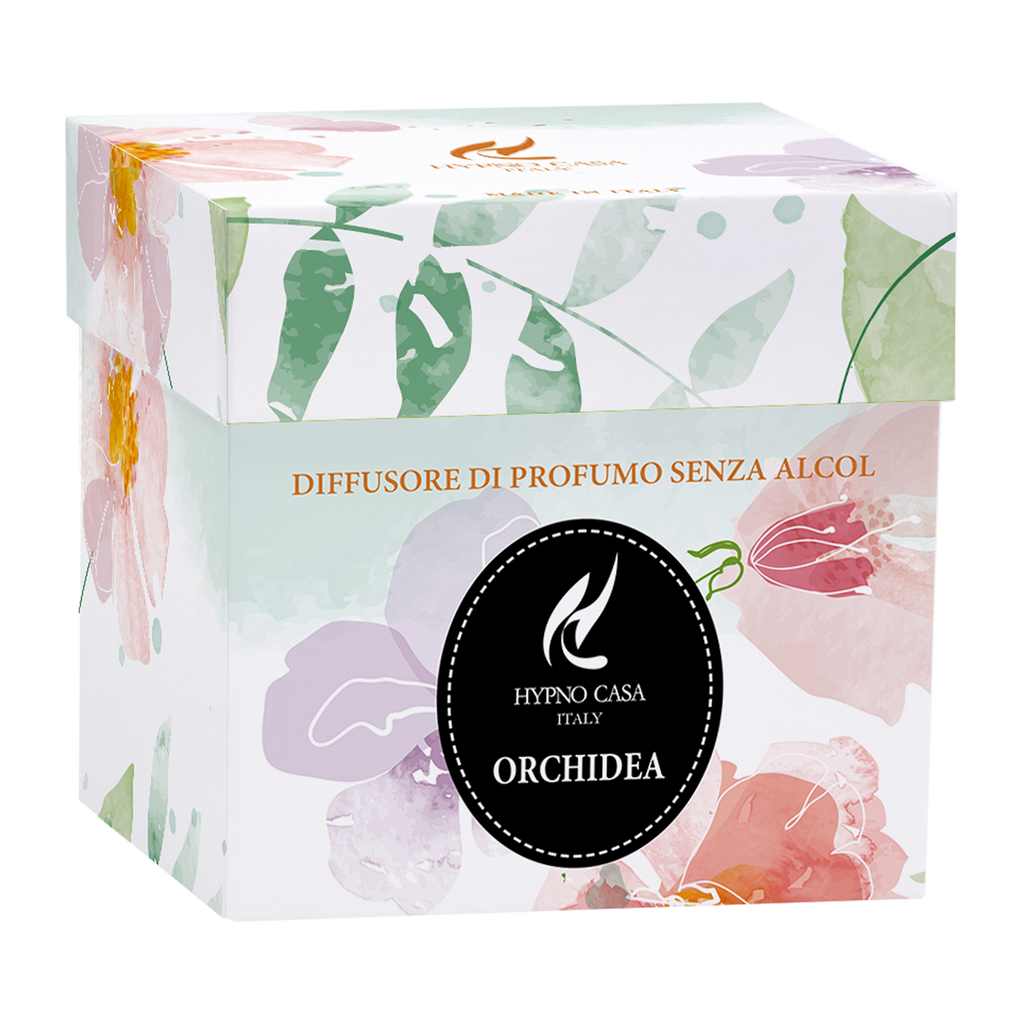 Bezalkoholowy dyfuzor z kwiatem o zapachu Orchidea
